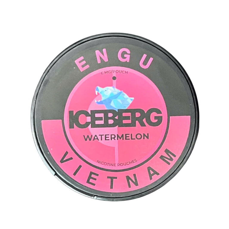 Engu ICEBERG Watermelon 6 mg – Engu ICEBERG Watermelon dưa hấu – nicotine pouch snus chính hãng – nồng độ 6mg – mua snus nicotine pouch tại Snus Sài Gòn, giao nhanh TP.HCM (Hồ Chí Minh)